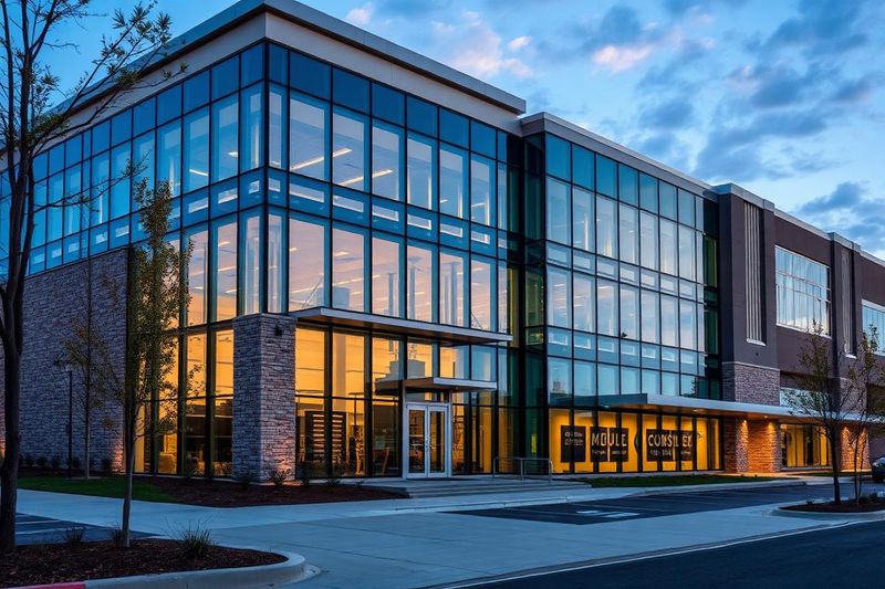 Commercial real estate building